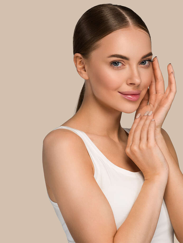 Facelift after weight loss results showing tightened jawline and facial contours at La Fontaine Cosmetic Surgery Clinic